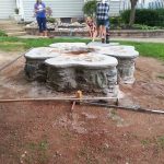 4 leaf firepit side