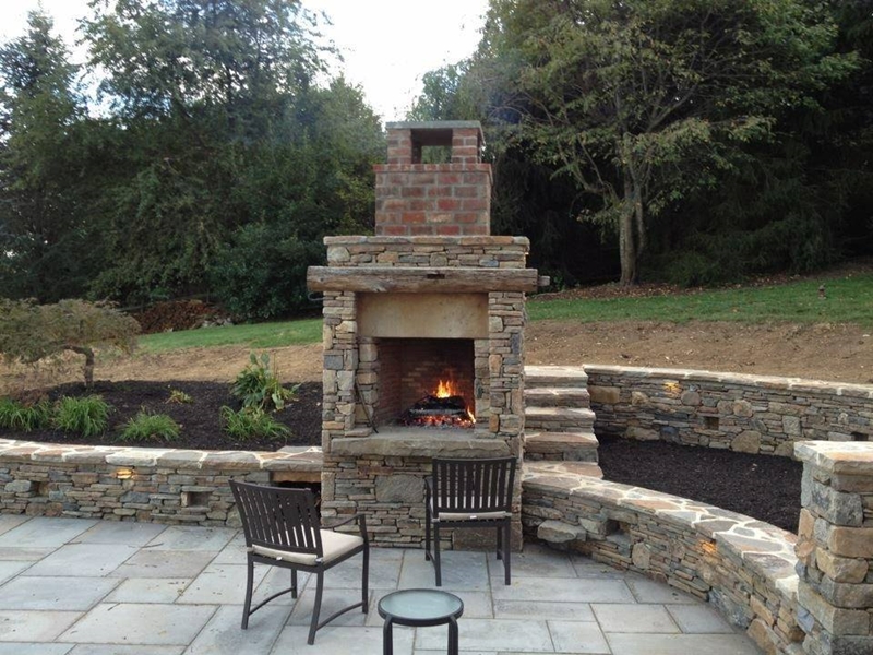 Fireplace Chester County 53DD brick