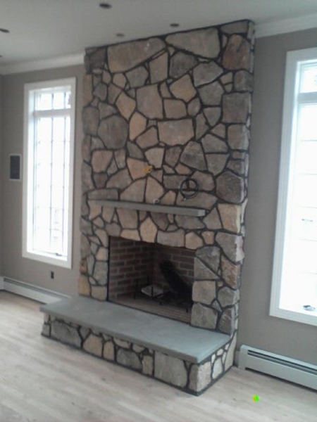 Fireplace Veneered