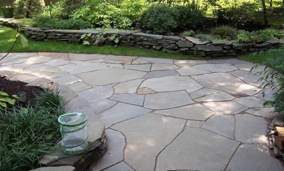 PA irregular flagstone Dark joint