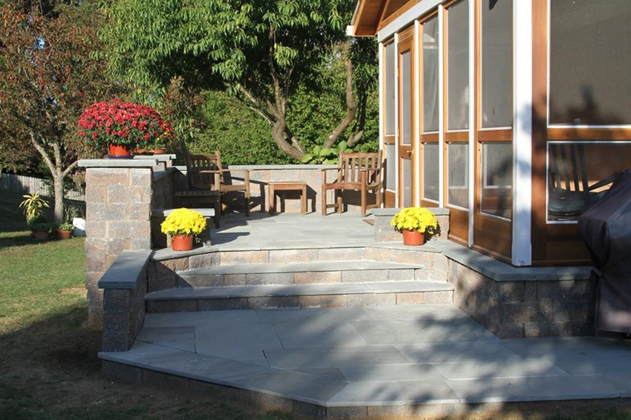 True Blue Thermal Flagstone & Caps @ Jeremy & Jan Beale's House 2