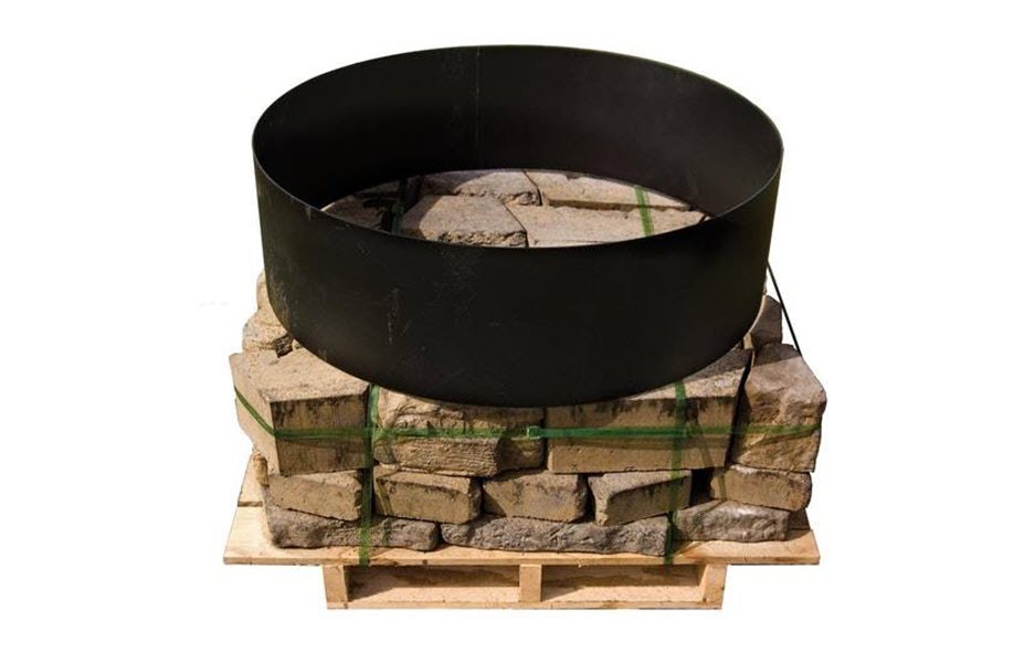 rosetta fire pit on pallet